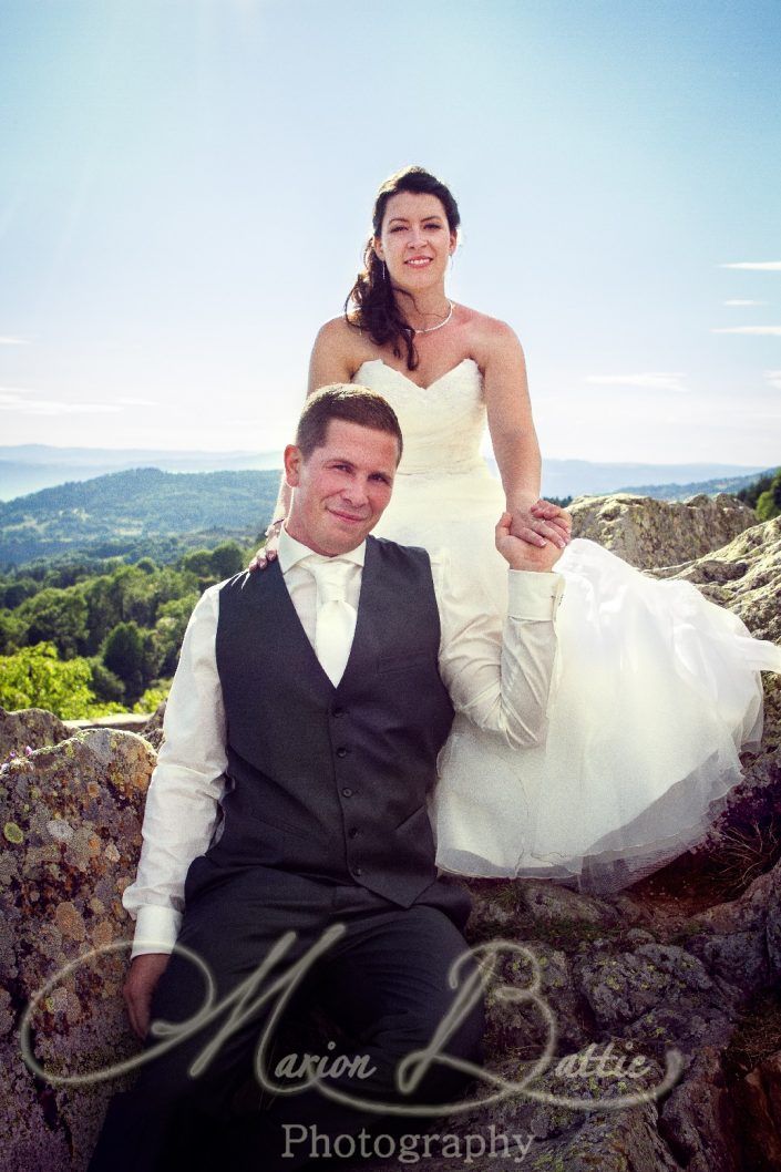 Mariage, mariés, séance couple, Rosières, Haute-Loire, France