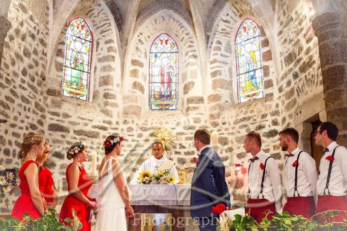 Mariage, église, Freycenet-La-Tour, Haute-Loire, France