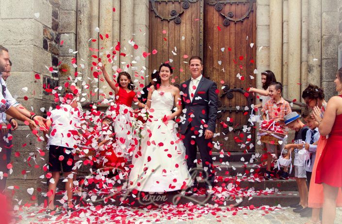 Mariage, église, Rosières, Haute-Loire, France