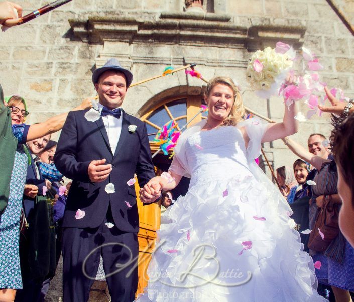 Mariage, église, Grazac, Haute-Loire, Auvergne, France