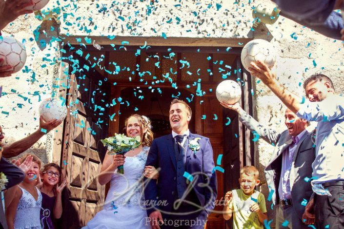 Mariage, eglise, Aurec-sur-Loire, Haute-Loire, Auvergne, France