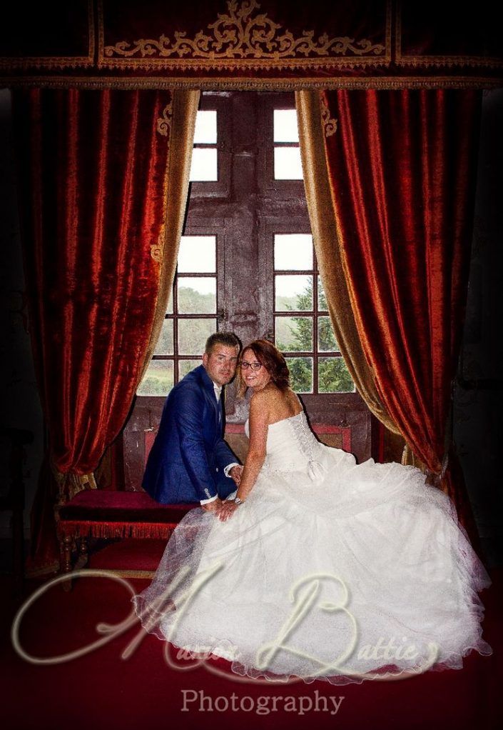 Mariage, couple, chateau, Sainte-sigolène, Haute-Loire, Auvergne