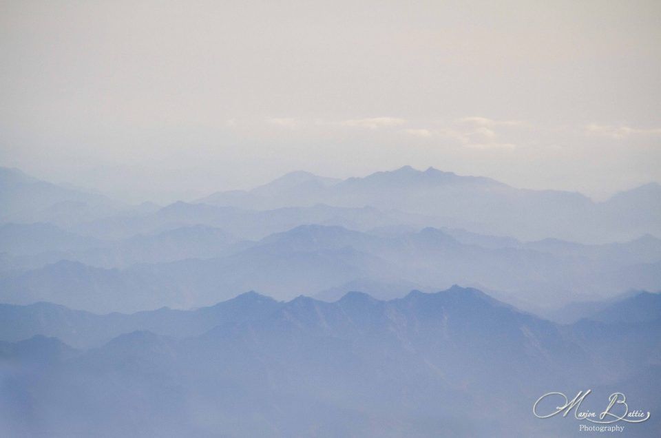 montagnes, photos, photos de voyage, photographie, voyages, avion, Oman, Moyen-Orient