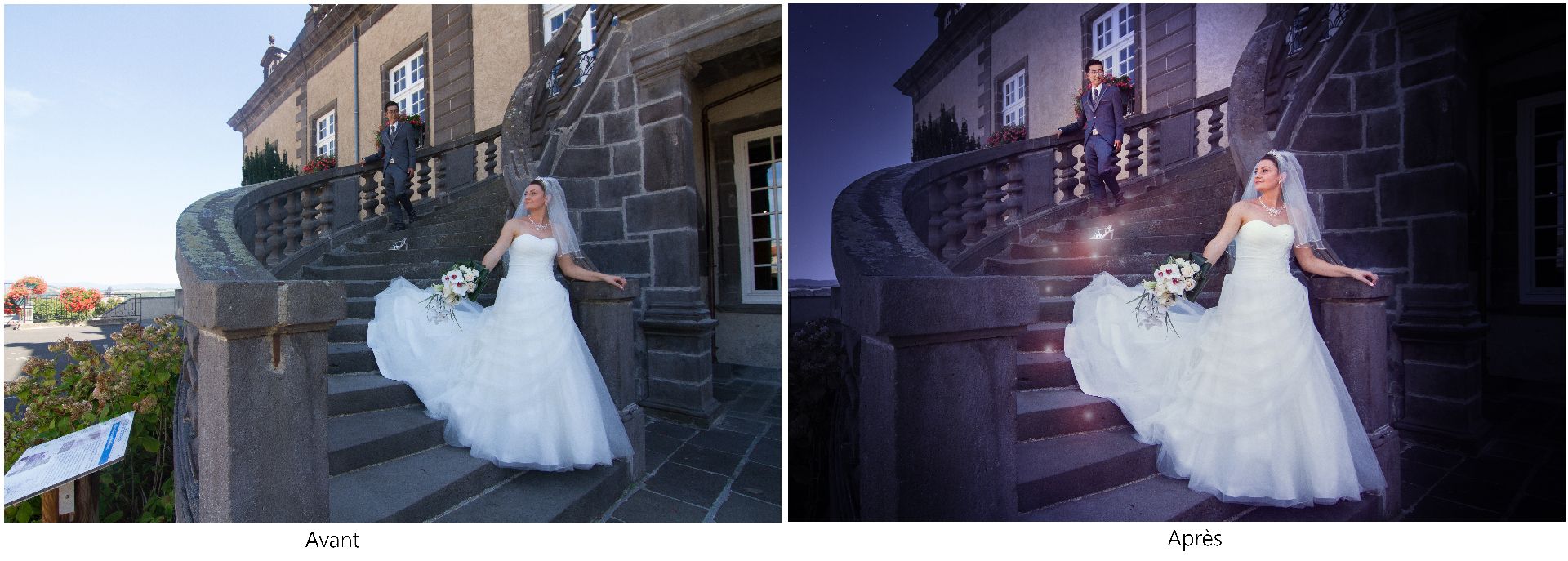 Mariage, séance couple, reportage de mariage, magie, Cendrillon, mariage à thème, Puy-de-Dôme, Pont-du-Chateau